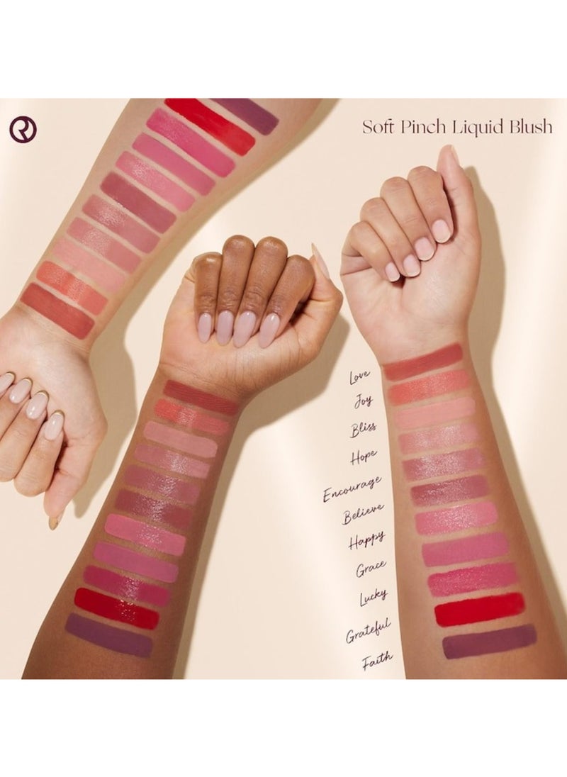 Soft Pinch Liquid Mini Lightweight, Buildable Blush Travel Friendly Size 3.2ml  Joy