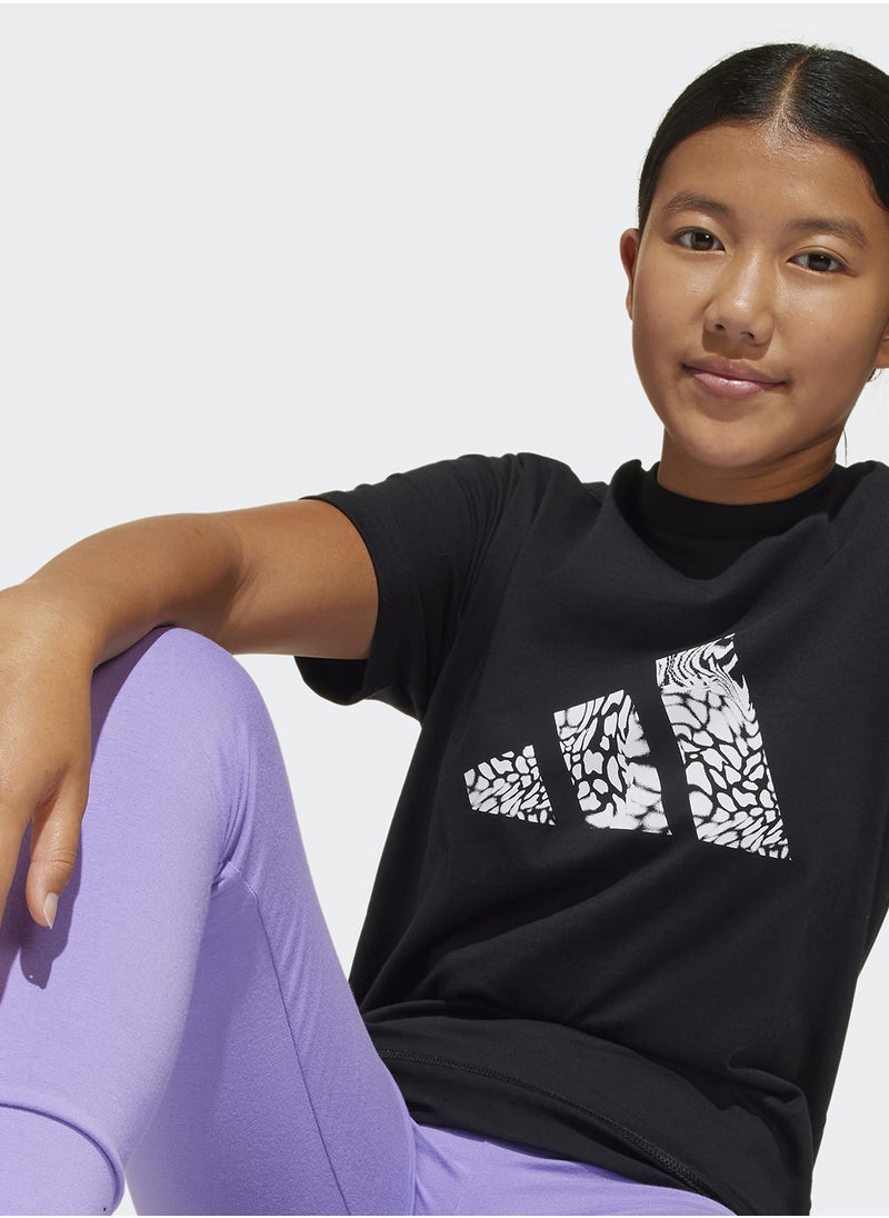 Youth Animal-Print Graphic T-Shirt