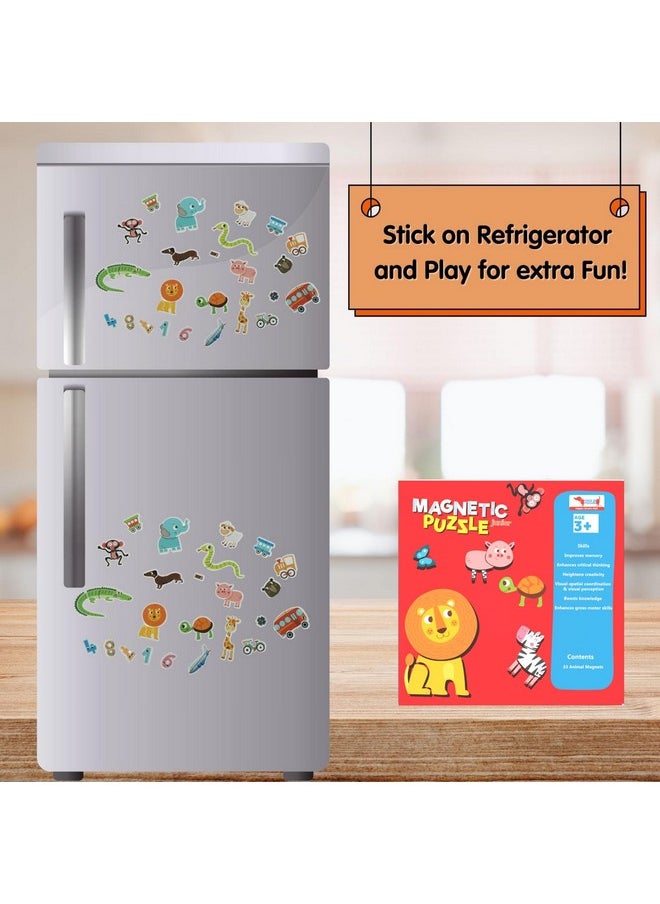 CocoMoco Kids Return Gift Combo Pack for Kids Birthday - 5 Sets of Magnetic Puzzles for Kids | 30+ Pieces Animal Puzzle | Birthday Return Gifts for Kids Ages 2 3 4 5 Years boy Girl (Pack of 5)