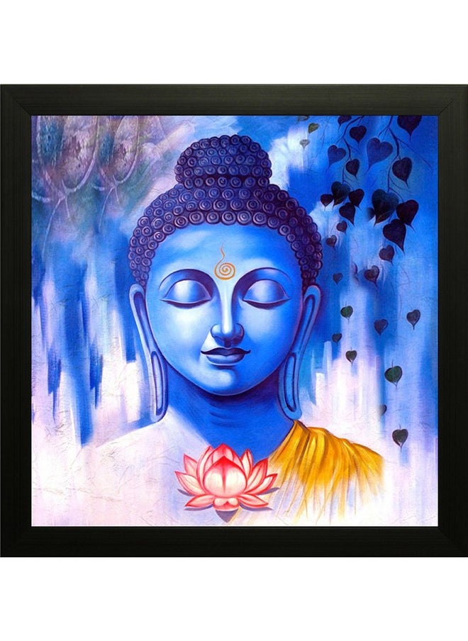 SAF paintings Buddha Vastu UV Coated Home Decorative Gift Item Frame Painting 12 inch X 12 inch SANF1000014, Religious, Multicolour