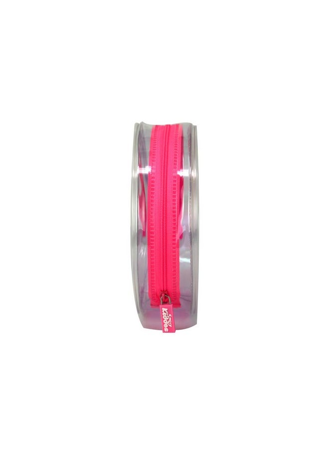 Smily Kiddos Smily Circle Transparent Pencil Pouch (Pink)