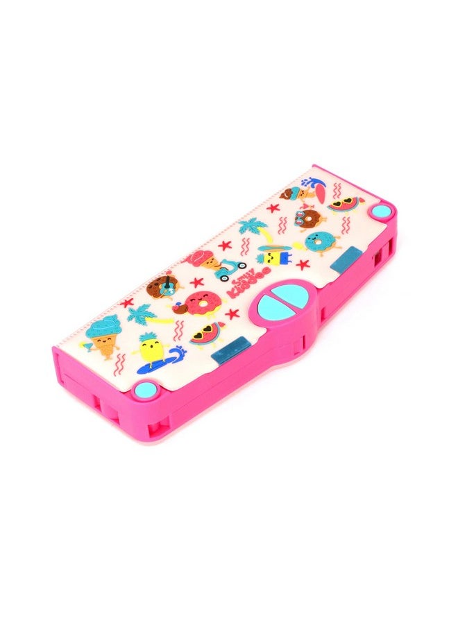 Smily Kiddos Pop Out Pencil Box Summer Theme Multifunction Stationery Organizer Box Pop Up Fun Plastic Pencil Case…