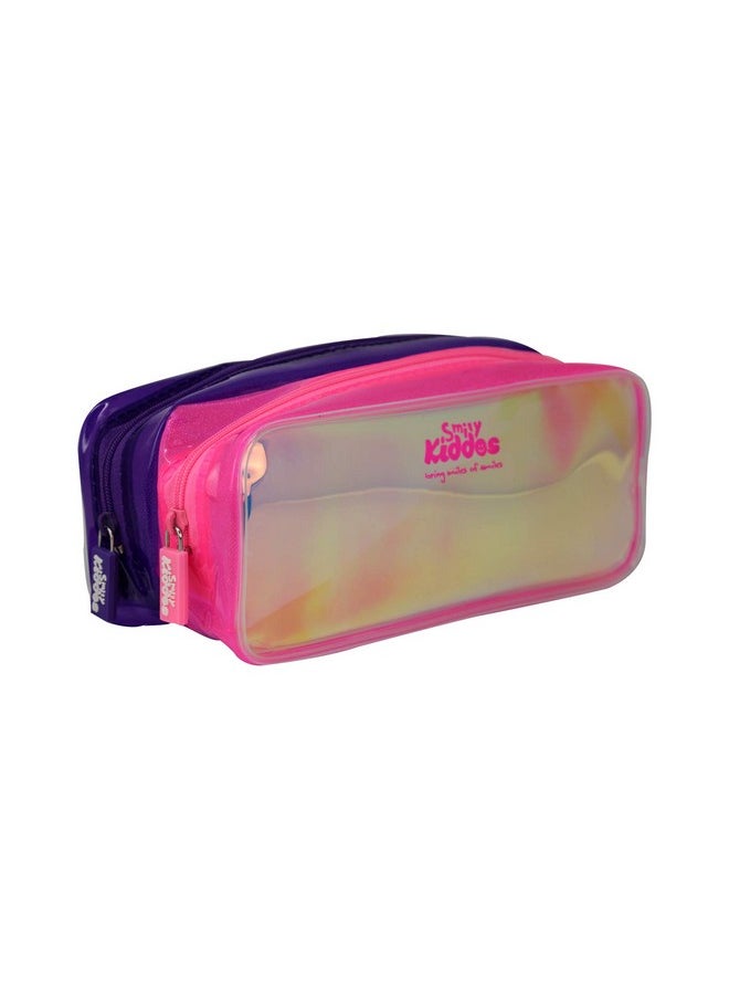 Smily kiddos Gleamy Pencil Pouch (Pink)