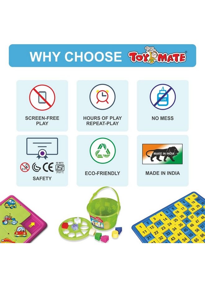toymate Red HOUSIE 48 Reusable Cards- Family Fun Game for Small Gathering- No pins or Pencils Required