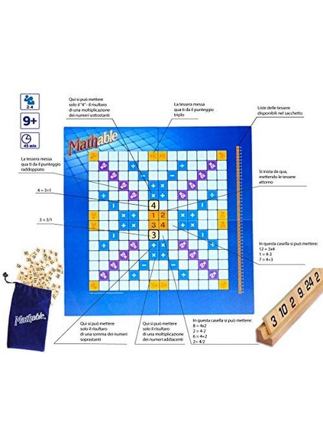 Tickles Mathable Scrabble for Maths | Fun Learning Maths Game for 8+ Year Old Kids | Educational STEM Toy | Fun Addition and Subtraction Game