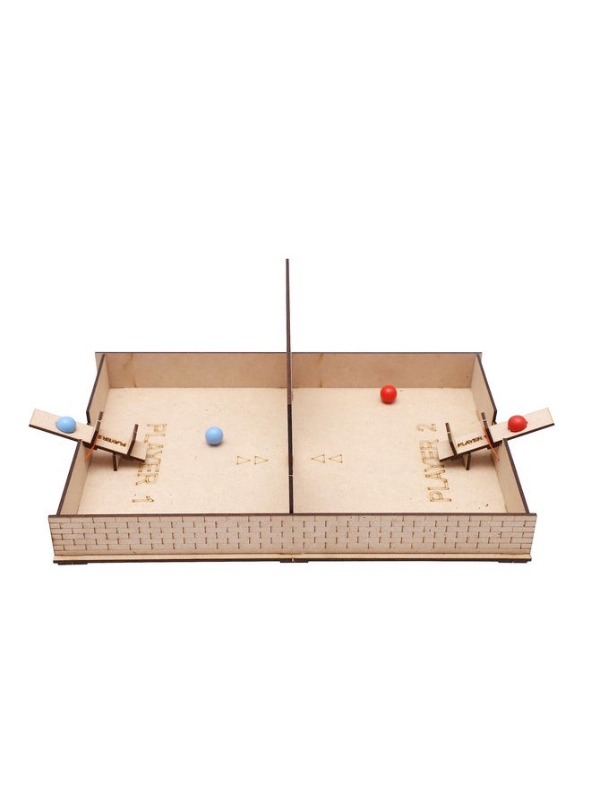 Toyzone Stretch to Throw Game | STEM Toys | Educational DIY Toys for Kids | Engineering Games | Competitive Games | 2 Players Game | Motor Skills Toys |Ball Games | Make in India