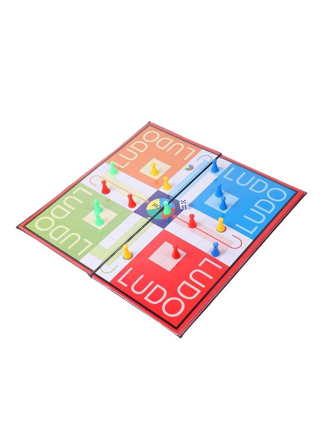 EKTA New Ludo Snakes and Ladders Board Game (Multicolor, Medium),for-All Ages, All Ages