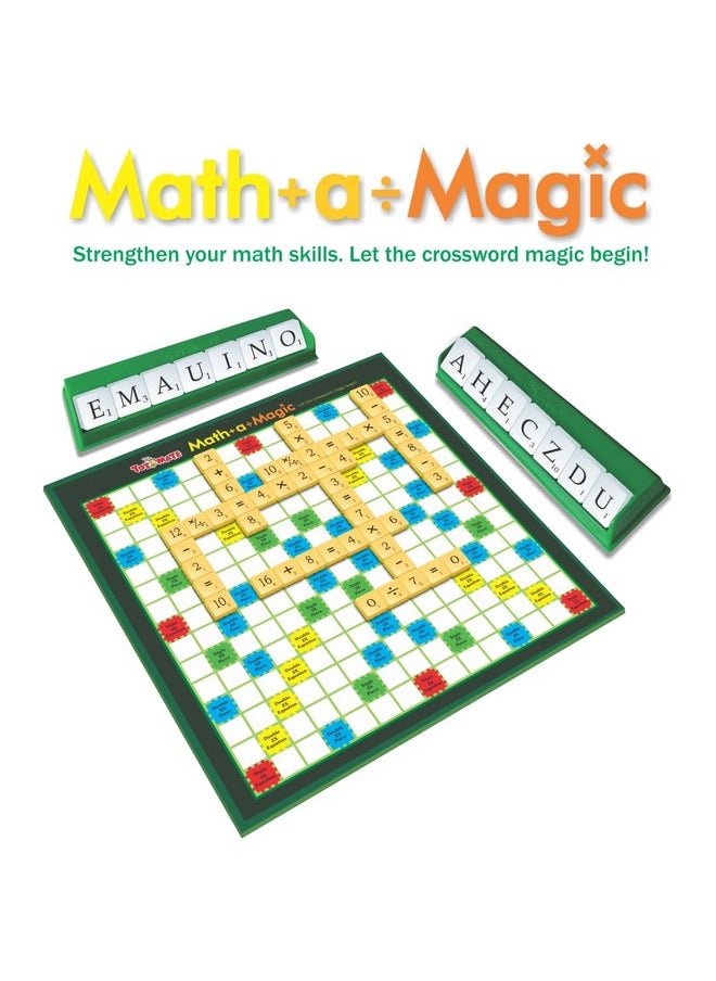 Toymate Math-A-Magic - Mental Maths Learning Equations Board Game Puzzle for Kids 6+