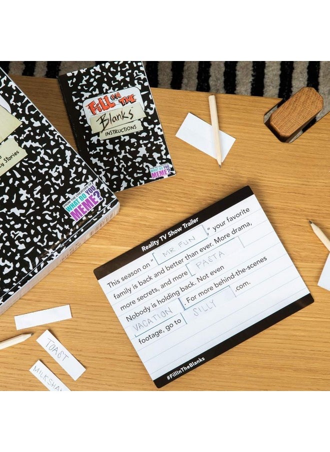 Tickles Fill in The Blanks Family Edition Story Time Game, Party & Family Game, Board & Card Game (Ages: 8+; Players: 3+)