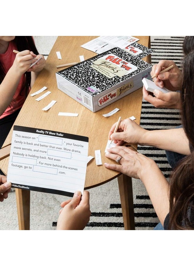 Tickles Fill in The Blanks Family Edition Story Time Game, Party & Family Game, Board & Card Game (Ages: 8+; Players: 3+)