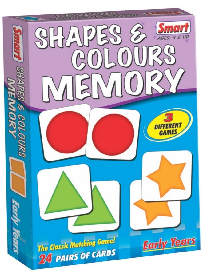 Smart Kid Shapes and Colours Memory Puzzle, Multicolour