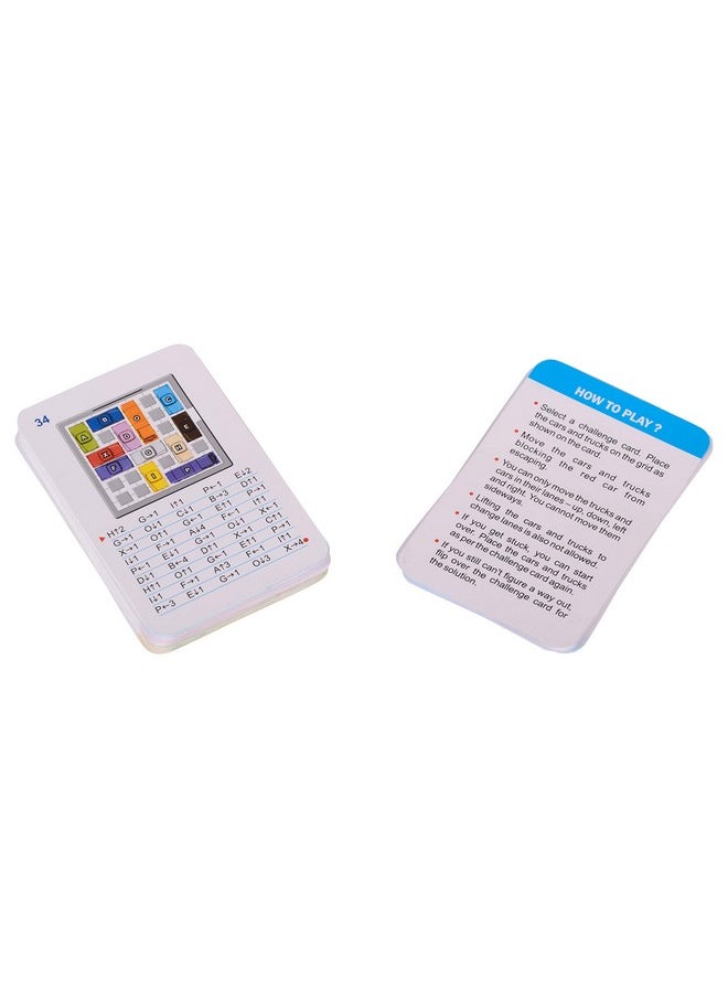 Toymate Traffic Hour - 40 Logical Thinking Challenges - A Mind Teasing Rush Hour Puzzle Game for Kids 8 Years & Above