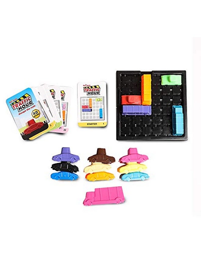 Toymate Traffic Hour - 40 Logical Thinking Challenges - A Mind Teasing Rush Hour Puzzle Game for Kids 8 Years & Above