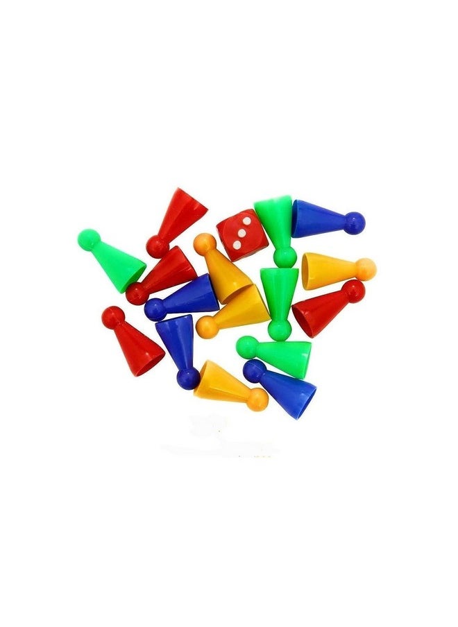 AS Kid,Adult,Toddler Wooden Ludo, Snakes & Ladders, And Chess Board Combo Of Ludo Coins And Chessmen Coins - Ideal For Parties, Fun, And Family Game Nights (Dl)