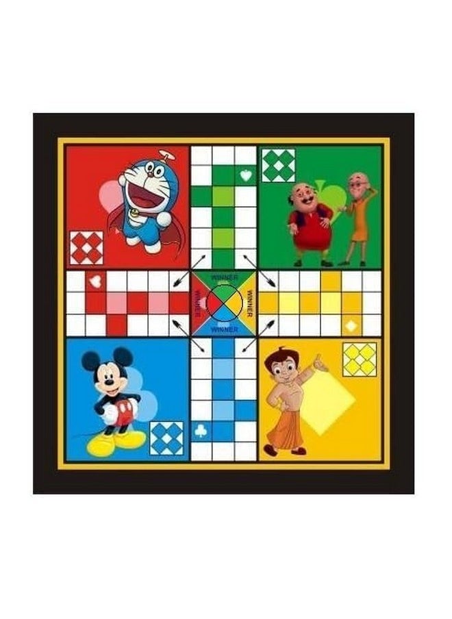 AS Kid,Adult,Toddler Wooden Ludo, Snakes & Ladders, And Chess Board Combo Of Ludo Coins And Chessmen Coins - Ideal For Parties, Fun, And Family Game Nights (Dl)