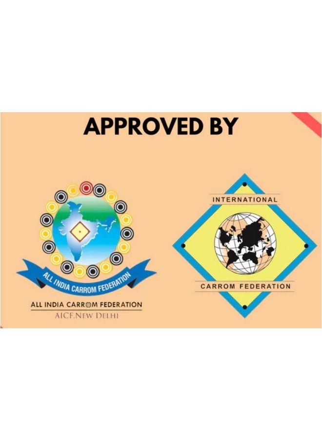 Synco Premia Carrom Board Game Coins Professional Wooden Carrom Coins (Sheesham Box),for adult