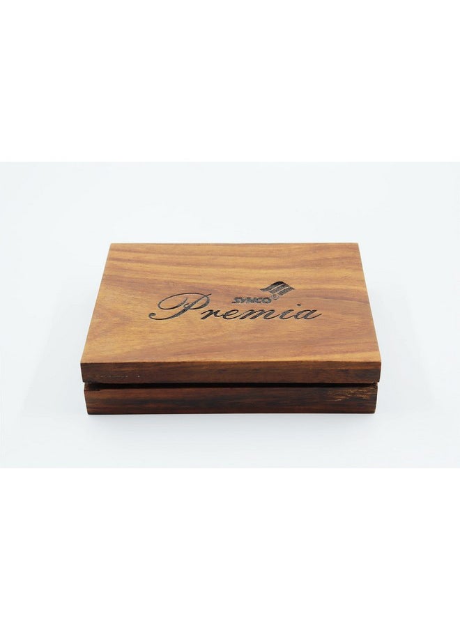 Synco Premia Carrom Board Game Coins Professional Wooden Carrom Coins (Sheesham Box),for adult