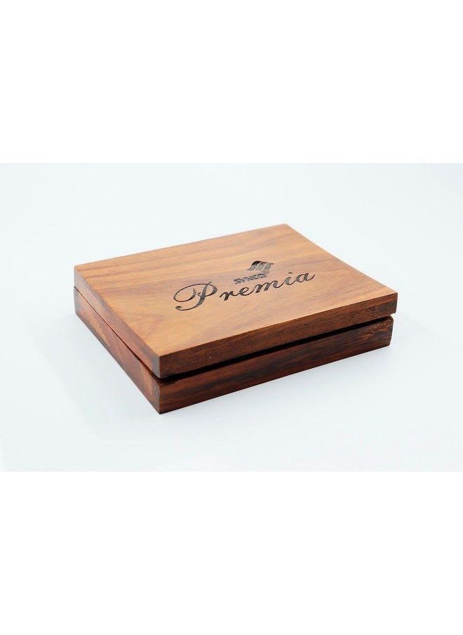 Synco Premia Carrom Board Game Coins Professional Wooden Carrom Coins (Sheesham Box),for adult