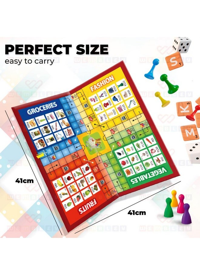 Wembley Business Board Game Set for Kids Adults with Business Money for 2 to 4 Players | Help to Boost Decision Making Strategic Thinking | Indoor Game | Develop Numerical & Logical Skills