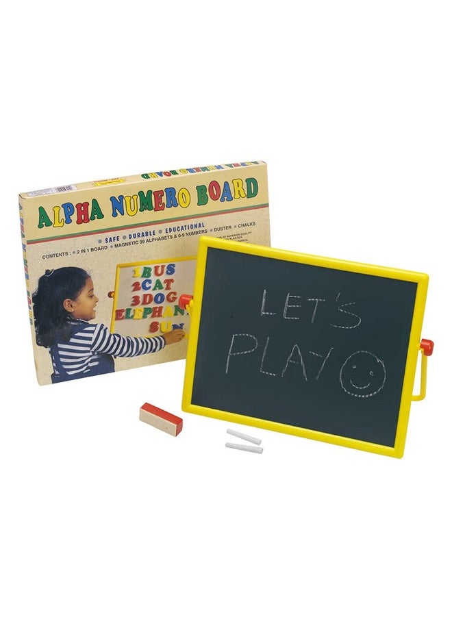 Zephyr Alpha Numero Board,Educational Toy, Writing Board,for Boys & Girls 5 yr+