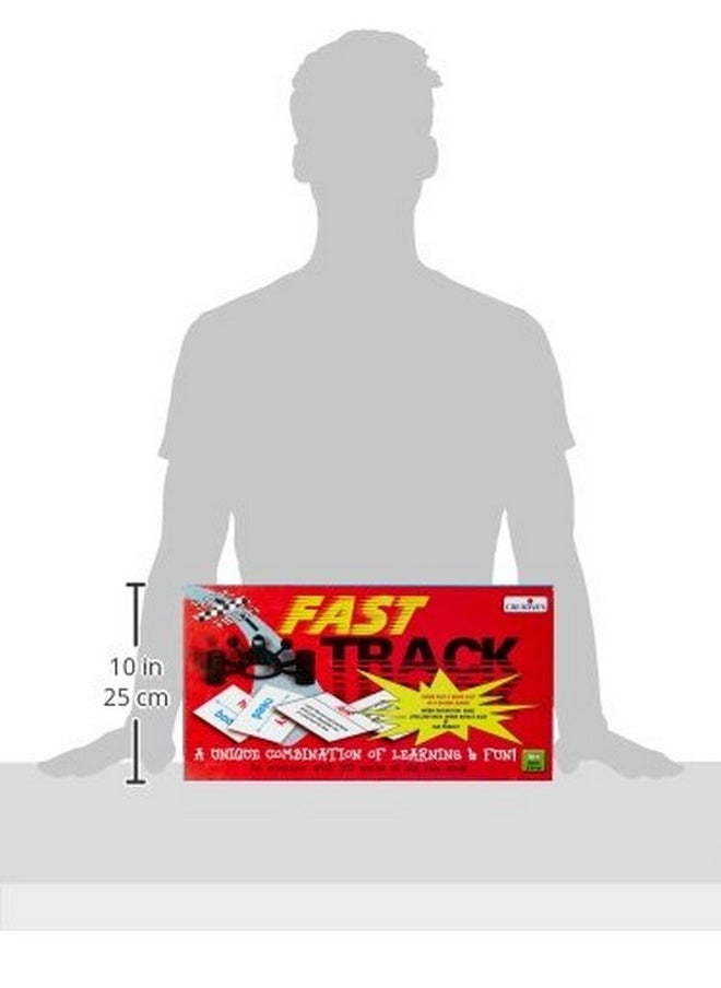 Creative's Fast Track | Challenging & Fun Language Board Game | Vocabulary Building Game for Kids | Word Meaning, Spelling, Word Skills | Children Learning New Words Synonyms, Antonyms | Ages 7 & Up