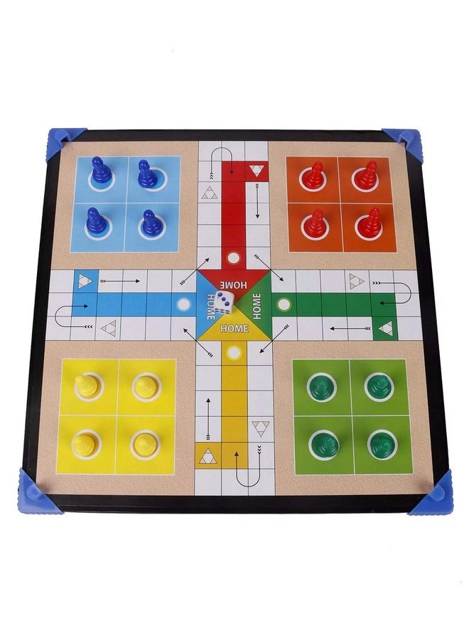 RATNA'S Table TOP Family Fun Excellent Ludo Snakes and LADDERS Board Game with Stand