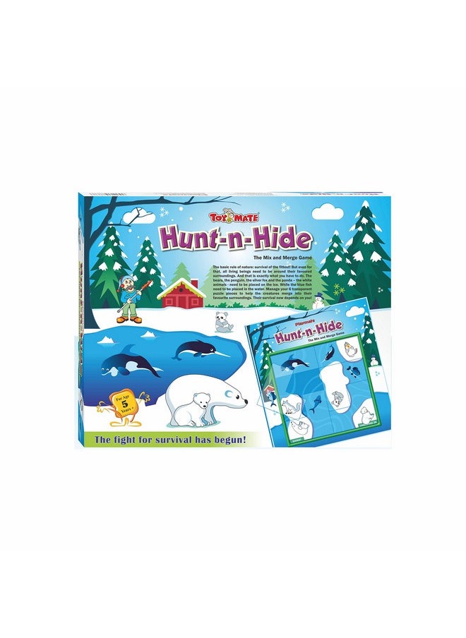 Toymate Hunt N Hide- Mix & Merge (Ice & Water) Brain Puzzle Game for Kids Age 6 Years to Adult
