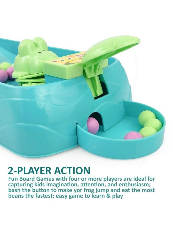 Wembley Hungry Frog Games Eating Beans Games | Indoor Games Interactive Game Toy of Family Board Games for Kids | Interactive Game Toys Multiplayer Game for 2 Player