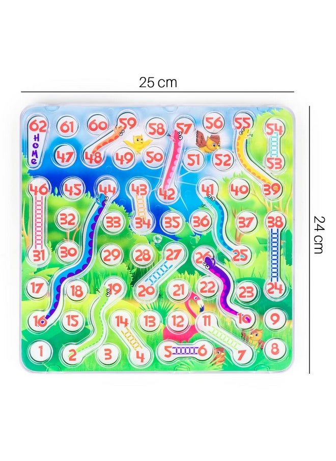Ratna's Rolling Snakes & Ladders with Sliding Ball Concept | A New Way of Playing This Traditional Board Game for Kids & Family