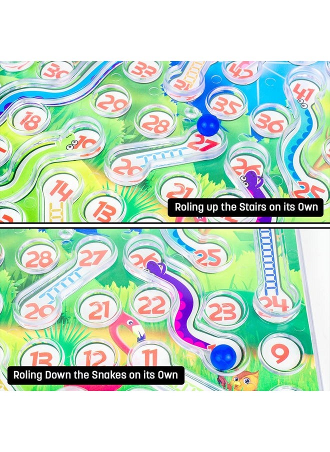 Ratna's Rolling Snakes & Ladders with Sliding Ball Concept | A New Way of Playing This Traditional Board Game for Kids & Family