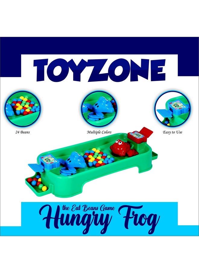 Toyzone Frog Eat Beans Game-2 Players-61014 | Eat The Beans | Hungry Frog Game for Kids | Multiplayer Games | Game for 2 Players | Board Game