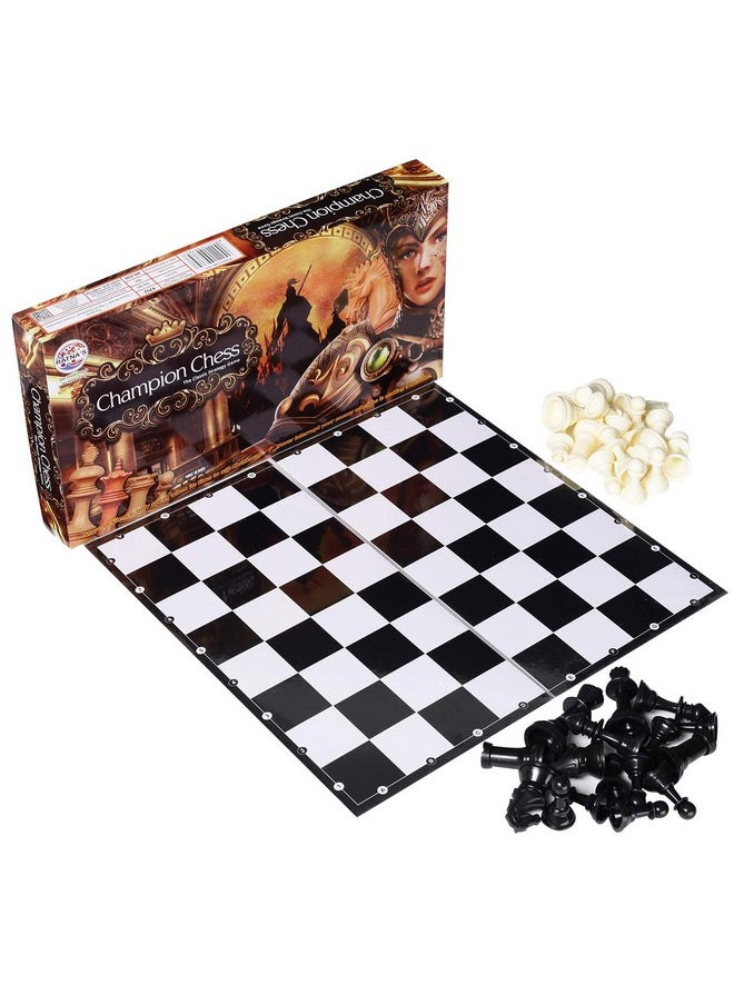 Ratna's Classic Strategy Game Champion Chess Jumbo to Develop Strategy Building and Concentration (Jumbo)
