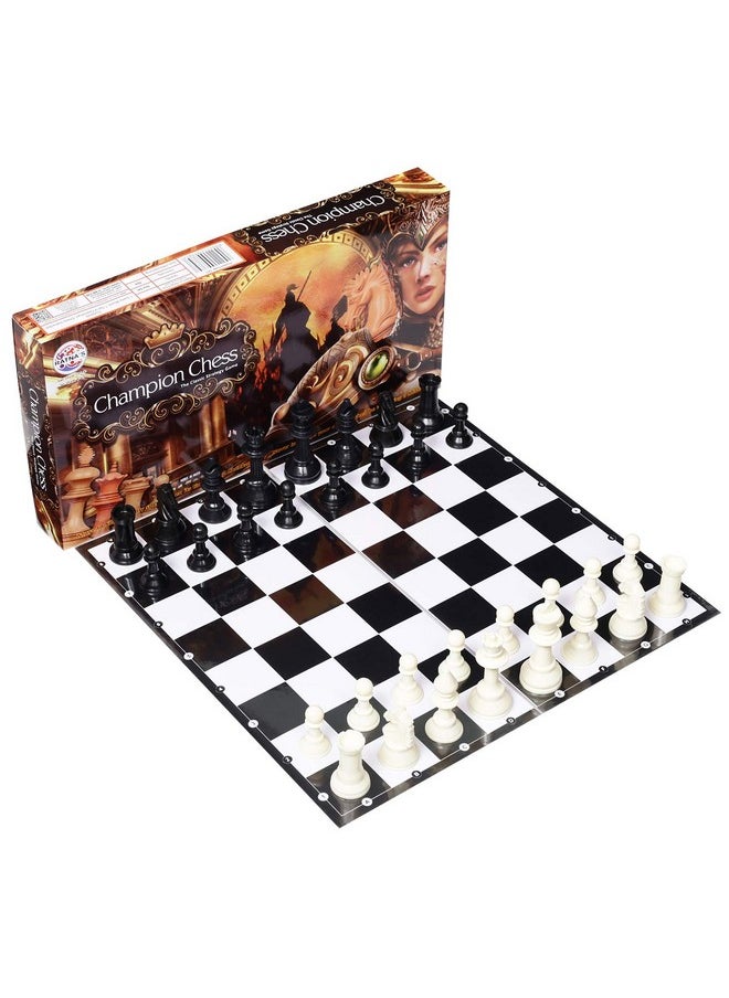 Ratna's Classic Strategy Game Champion Chess Jumbo to Develop Strategy Building and Concentration (Jumbo)