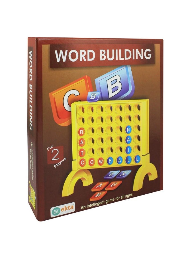 EKTA Word Building Board Game Family Game, for All Ages (Multicolor),Pack of 1, All Ages