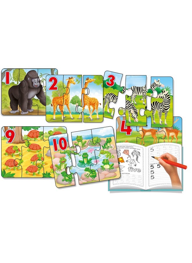 Creative's Count & Learn Numbers | Learn & Practice Writing Numbers | Counting Animal Puzzles | Learn Numbers Puzzles| Educational Puzzles for Kids | Early Learning Game | Ages 3 & Up