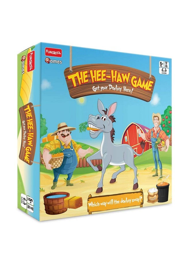 Funskool Games - The HEE Haw Game, Educational Game, Teaches Basic Arithmetic and Logical Reasoning, Kids and Family, 2 - 6 Players, 5 & Above