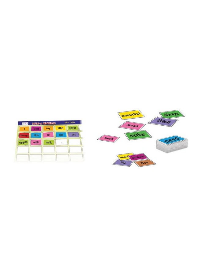 Creative's Build a Sentence Part-3 | Learning Grammar Colour Coded Nouns, pronouns Verbs, Adjectives Cards| Develop Reading Skills |Children Learning Cards Game |Educational Card for Kids |Ages 8 & up