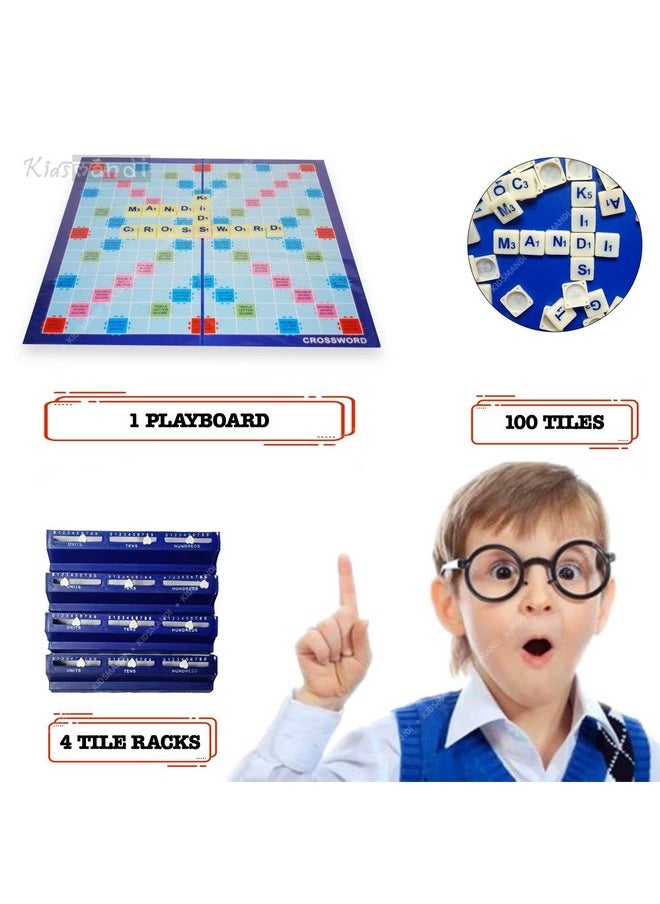 Kids Mandi Crossword Board Game | Education Vocabulary Learning Word Building Game for Kids & Family,Multicolor