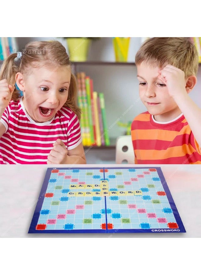 Kids Mandi Crossword Board Game | Education Vocabulary Learning Word Building Game for Kids & Family,Multicolor