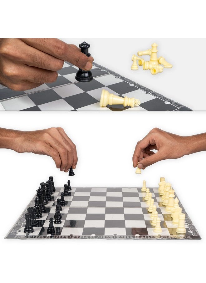 RATNA'S Strategy Game Kings Premium Chess Set for Kids with Logical and Strong Mind to Enhance Their Logical Thinking and Concentration (Big, Multicolour)