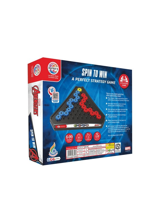 Ratna's Spin to Win Avengers a Perfect Strategy Game for Kids 6+ Years