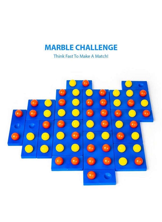 Ratna's Marble Challenge Strategy 2 Players Board Game for Kids & Adults