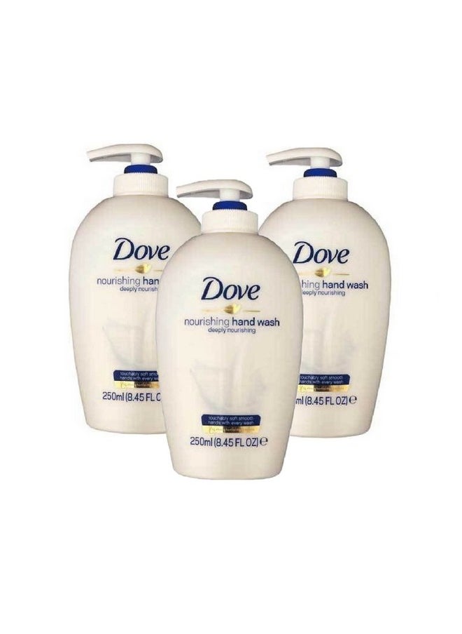 Dove Beauty Cream Caring Hand Wash Original - 8.45oz/250ml Pack of 3