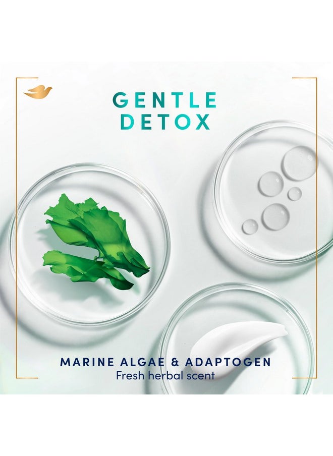 Dove Prebiotic Boost Hand Wash Gentle Detox 4 Count for Lasting Softness, with Marine Algae & Adaptogen, 12 oz