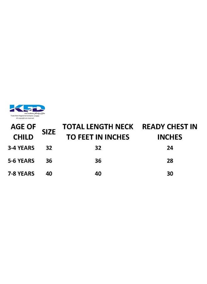 Kaku Fancy Dresses Polyester Balbeer Famous Character Costume -Red-Black, 3-4 Years, For Boys