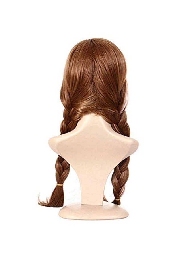 Fancydresswale Annan Cosplay Wig (Brown,3 Yrs to Adult)