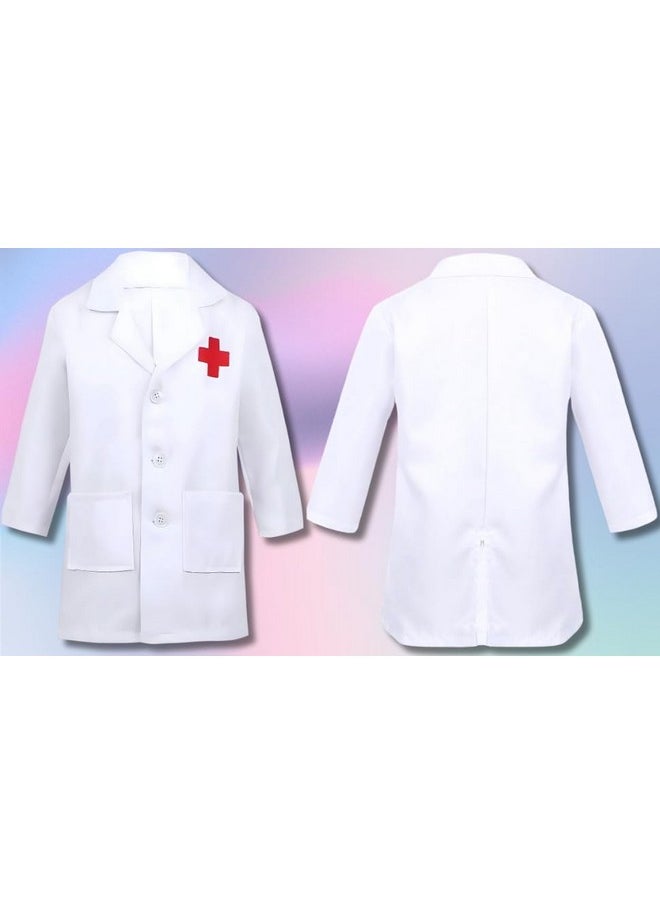Fancy Steps Kids Community Helpers Doctor's & Nurse's Coat|Costumes for boys & girls (3-4 Years)