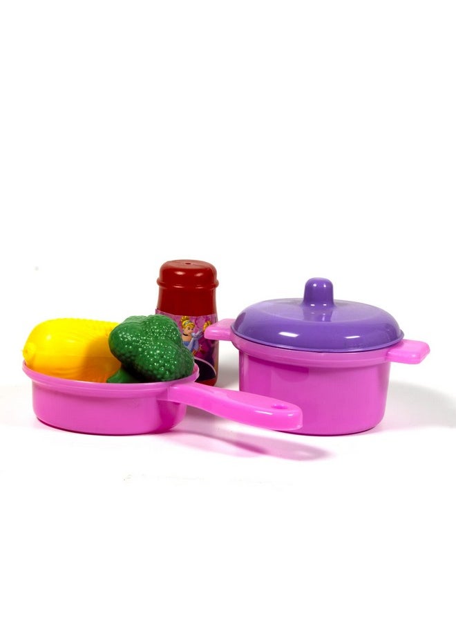 Skoodle Disney Princess Kid Chef Bring Along Kitchen Cooking Suitcase Set with Briefcase and Accessories for Kids (26 Pieces )