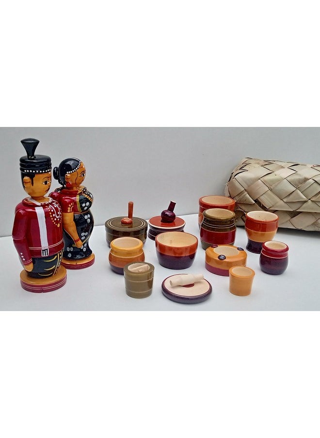 Kitchen Set (Mini + Dulha Dulhin (Red) Combo)