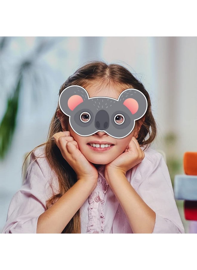 Festiko® Koala Theme Face Masks (48 Pcs), Koala Theme Party Supplies, Return Gifts for Kids, Koala Theme Party Items,Face Masks for Kids